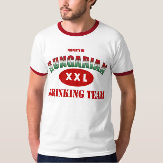 Ungarisches trinkendes Team T-Shirt