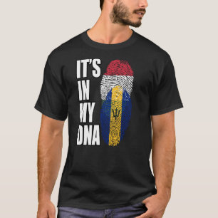 Ungarisches und Barbadisches DNA-Flag T-Shirt