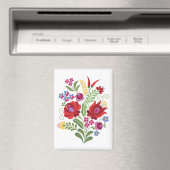 Ungarisches Volkskunst-Design Rote Paprika Magnet (In Situ (Geschirrspüler))