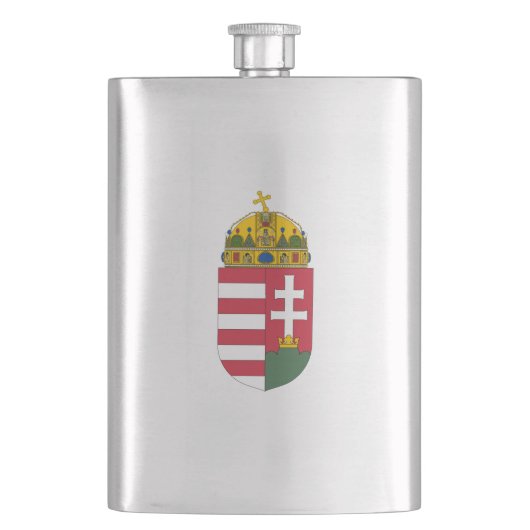 Ungarisches Wappen Flachmann (Vorderseite)