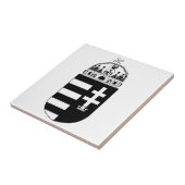 Ungarisches Wappen Fliese (Seite)