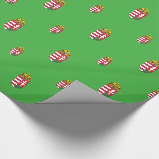 Ungarisches Wappen Geschenkpapier (Ecke)