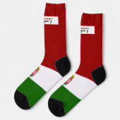 Ungarisches Wappen Socken (Linkes Detail)