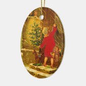 Ungarisches Weihnachten ab 1896 Keramik Ornament (Links)