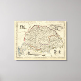 Ungarn 3 leinwanddruck