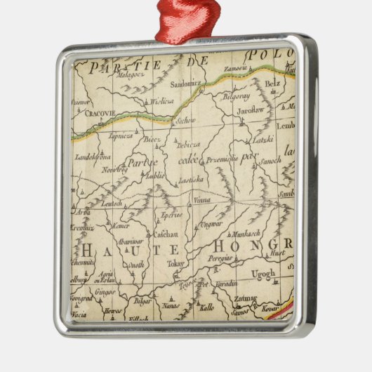 Ungarn 3 silbernes ornament (Links)