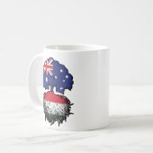 Ungarn Australisch Australien Tree Roots Kaffeetasse (Vorderseite Links)