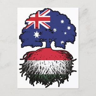 Ungarn Australisch Australien Tree Roots Postkarte