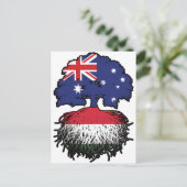 Ungarn Australisch Australien Tree Roots Postkarte (Stehend Vorderseite)