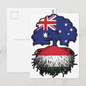 Ungarn Australisch Australien Tree Roots Postkarte (Vorne/Hinten)