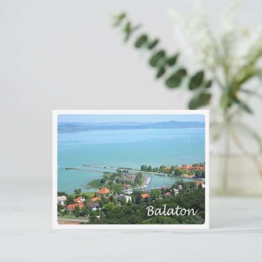 Ungarn - Balaton - Postkarte (Stehend Vorderseite)