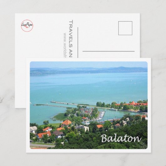 Ungarn - Balaton - Postkarte (Vorne/Hinten)