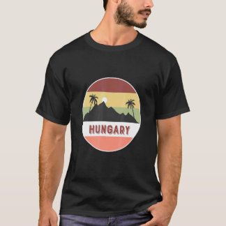 Ungarn Berg und Palmen T-Shirt