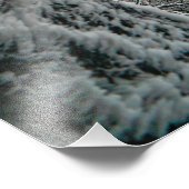 Ungarn: Blick auf die Donau im Winter Fotodruck (Ecke)