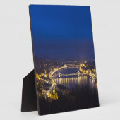 Ungarn Budapest Abendpanorama Fotoplatte (Seite)