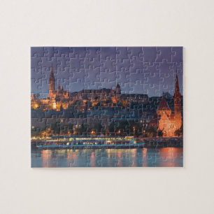 UNGARN, Budapest: Burg Hügel, Calvinistische Kirc Puzzle