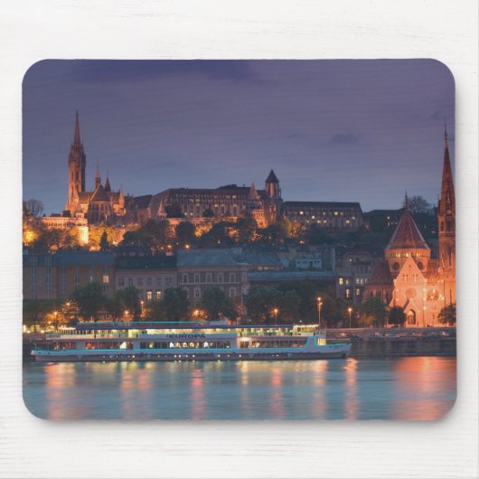 UNGARN, Budapest: Burg Hügel, Calvinistische Kirch Mousepad (Vorne)