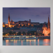 UNGARN, Budapest: Burg-Hügel, Calvinistische Kirch Poster (Vorne)