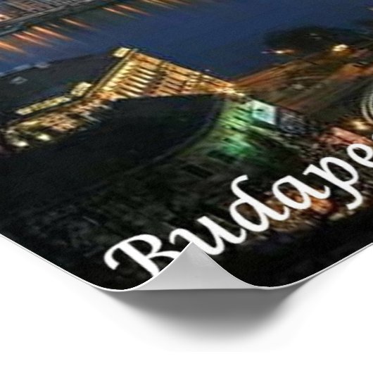 Ungarn - Budapest - Poster (Ecke)