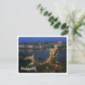 Ungarn - Budapest - Postkarte (Stehend Vorderseite)