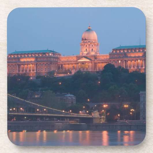 UNGARN, Budapest: Szechenyi-Brücke Getränkeuntersetzer (Vorderseite)