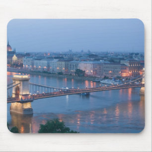 UNGARN, Budapest: Szechenyi (Kettenbrücke), 3 Mousepad