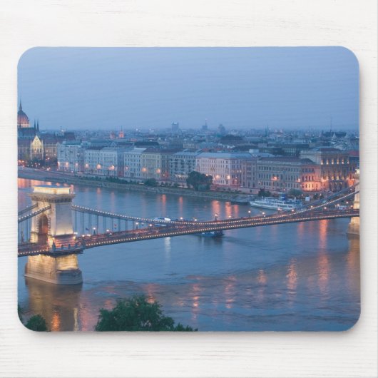 UNGARN, Budapest: Szechenyi (Kettenbrücke), 3 Mousepad (Vorne)