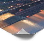 Ungarn, Budapest: Széchenyi (Kettenbrücke), Poster (Ecke)