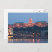 Ungarn, Budapest: Széchenyi (Kettenbrücke), Postkarte (Vorne/Hinten)