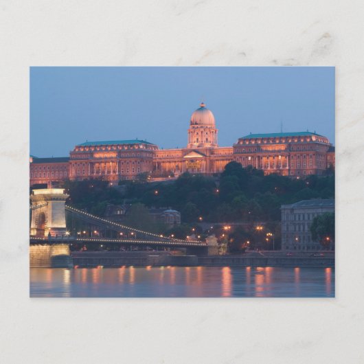 Ungarn, Budapest: Széchenyi (Kettenbrücke), Postkarte (Vorderseite)