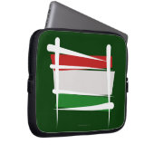 Ungarn-Bürsten-Flagge Laptopschutzhülle (Vorne Rechts)
