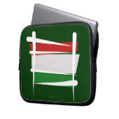 Ungarn-Bürsten-Flagge Laptopschutzhülle (Vorderseite Links)