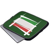Ungarn-Bürsten-Flagge Laptopschutzhülle (Vorne Knopf)