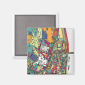 Ungarn | City Map Magnet (Vorderseite/Rückseite)