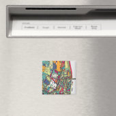 Ungarn | City Map Magnet (In Situ (Geschirrspüler))