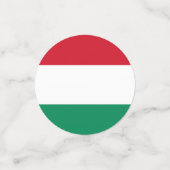 Ungarn Confetti, Party, ungarische Flagge Konfetti (Klein Vorderseite)