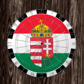 Ungarn Dartboard & Flag Darts / Game Board Dartscheibe