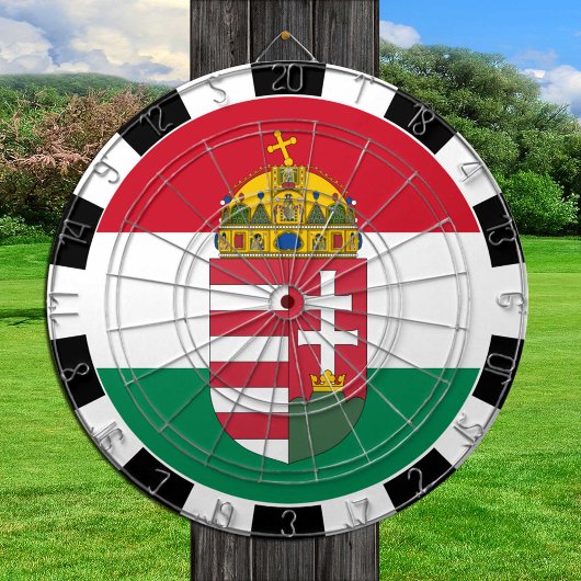Ungarn Dartboard & Flag Darts / Game Board Dartscheibe