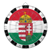 Ungarn Dartboard & Flag Darts / Game Board Dartscheibe (vorne)