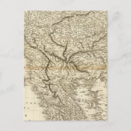 Ungarn, die Europäische Türkei Postkarte (Vorderseite)