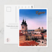 Ungarn - Eger - Belvarosa - Postkarte (Vorne/Hinten)