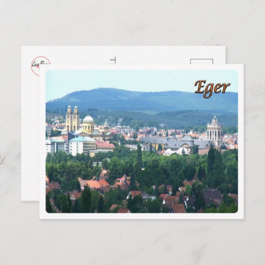 Ungarn - Eger- Postkarte (Vorne/Hinten)