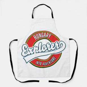 Ungarn-Entdecker-Abenteuer-Logo Schürze