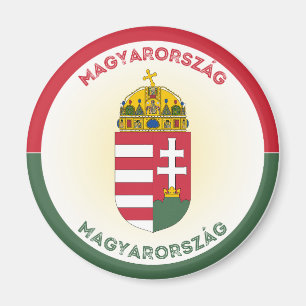 Ungarn-Erbe-Emblem Magnet