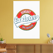 Ungarn Explorer im Abenteuerlogo Leinwanddruck (Insitu (Wohnzimmer))