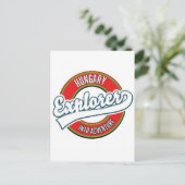 Ungarn Explorer im Abenteuerlogo Postkarte (Stehend Vorderseite)
