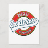 Ungarn Explorer im Abenteuerlogo Postkarte (Vorderseite)