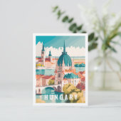 Ungarn Famous Travel Place Postcard Postkarte (Stehend Vorderseite)