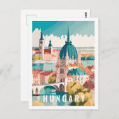 Ungarn Famous Travel Place Postcard Postkarte (Vorne/Hinten)