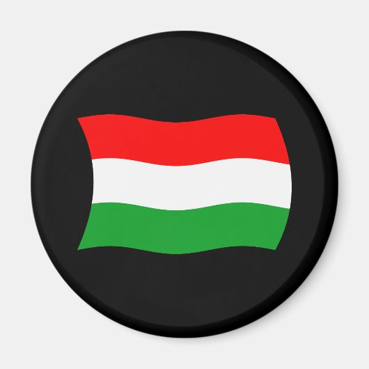 Ungarn Flag Magnet (Vorne)